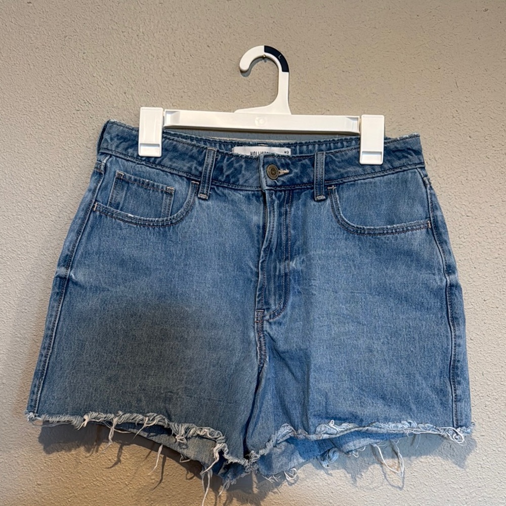 Hollister Light Blue Jean Shorts